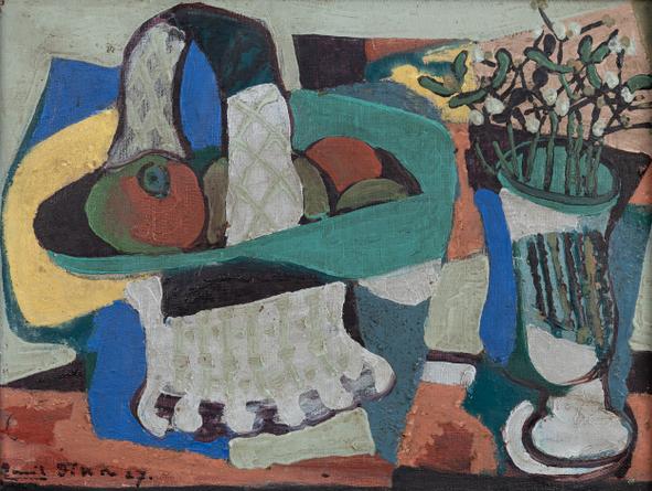 Small Basket with Fruit