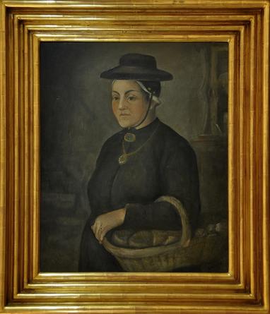 Venkovanka s košíkem