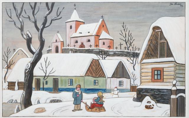 Winter Village Square 