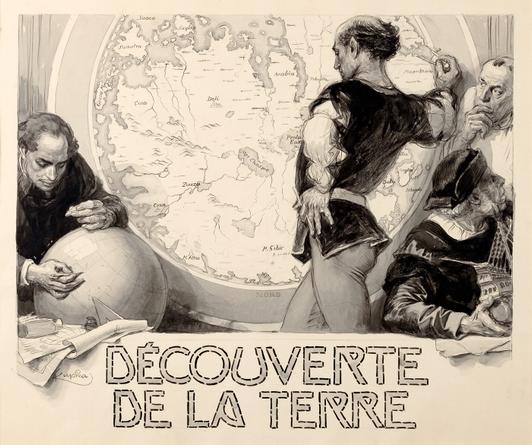 Découverte de la Terre (Objevování nových území), záhlaví kapitoly