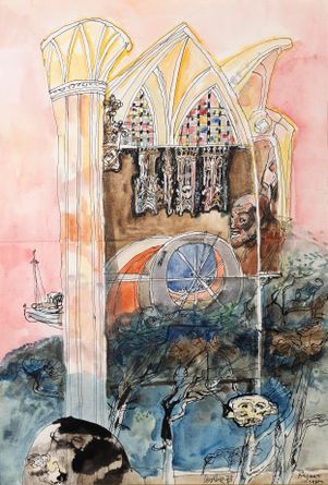 Když stromy chrámem prorůstají (z cyklu Rujána Stralsund)