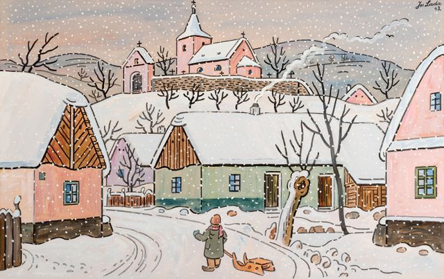 Village in the Winter