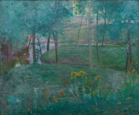 The Okoř Stream in Spring