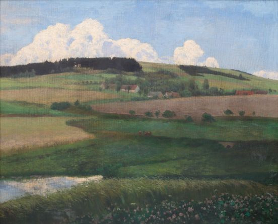 Landscape from the Giant Mountains Foothills