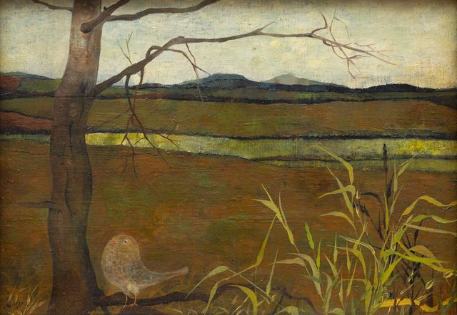 Krajina s ptáčkem