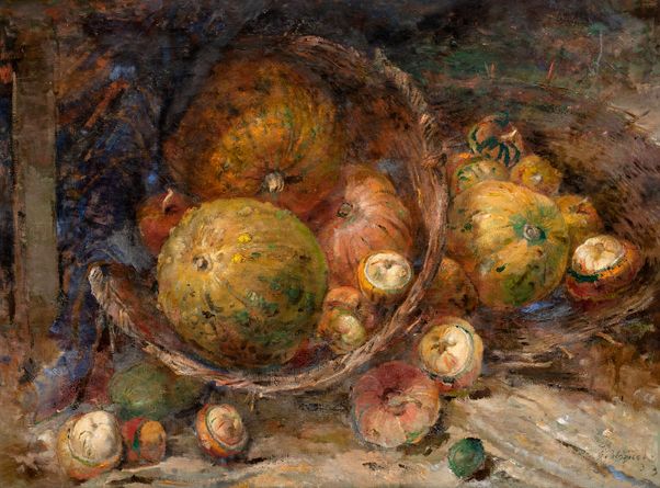 Big Still Life with Pumpkins