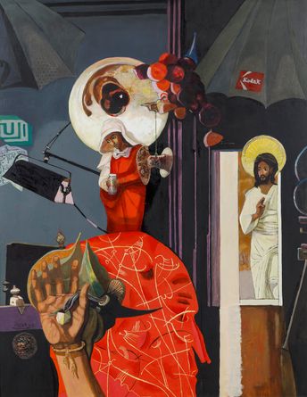 Příliš svatá návštěva  ve filmovém ateliéru