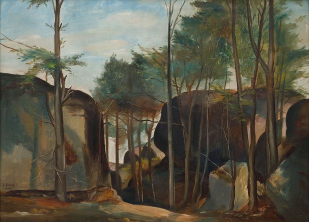 Rocks at Zbiroh Castle