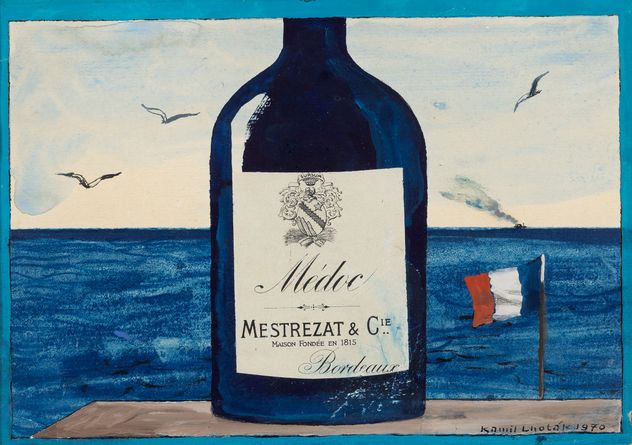 Bottle of Bordeaux