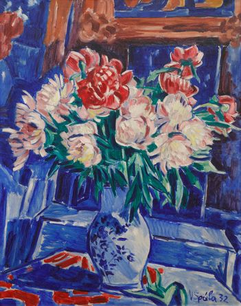 Pink and White Peonies