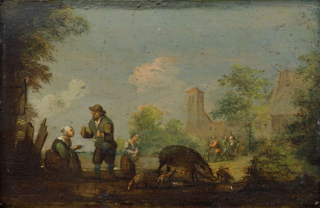 Landscape with Villagers