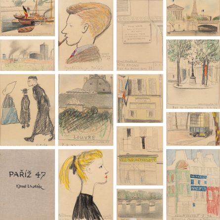Paris 47 (set of 14 drawings)