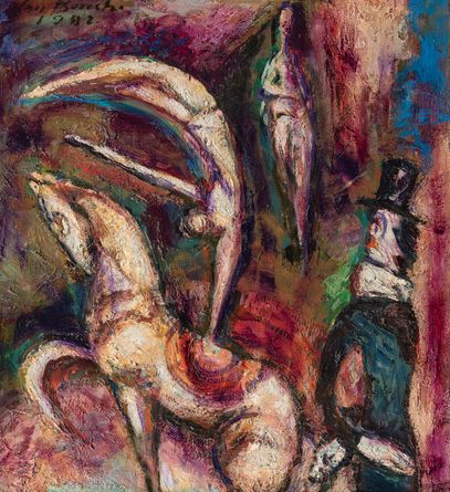 Circus Riders in the Ring