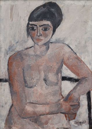 Seated Female Nude