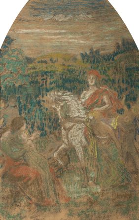 Studie k nástěnnému obrazu Palackého sálu v Obecním domě v Praze