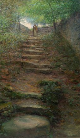 Old Stairs in Sloupnice