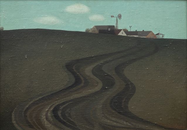 Farm with a Windmill