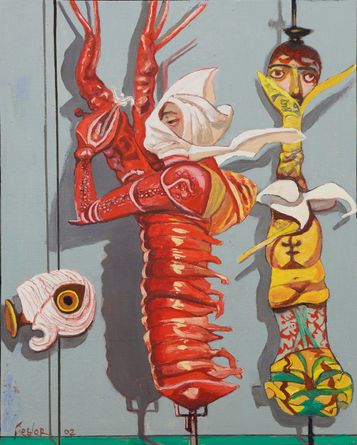 Zátiší s langustou