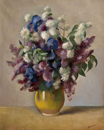 Bouquet in Yellow Vase