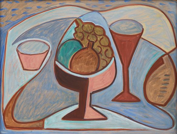 Still Life with a Bowl of Fruit and a Goblet