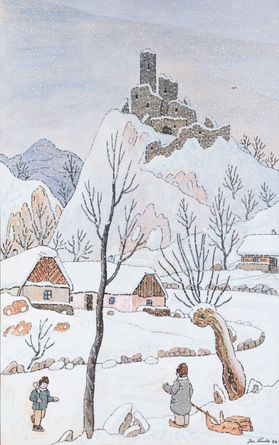 Sázava Region in Winter