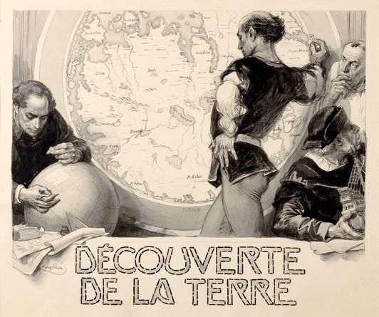 Découverte de la Terre (Objevování nových území), záhlaví kapitoly
